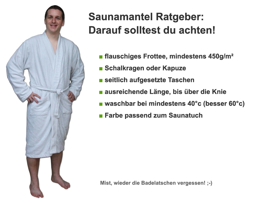 Saunamantel Ratgeber